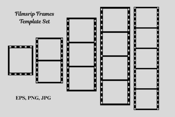 Download Film Strip Photo Frame Tape Template Set - Photo frame Collection