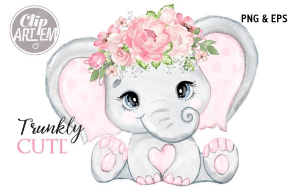 Download Floral Girl Elephant Flowers PNG Vector - Flower Collection
