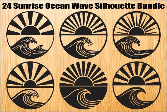 Download Ocean Sunrise Wave SVG Bundle - Premium Bundle