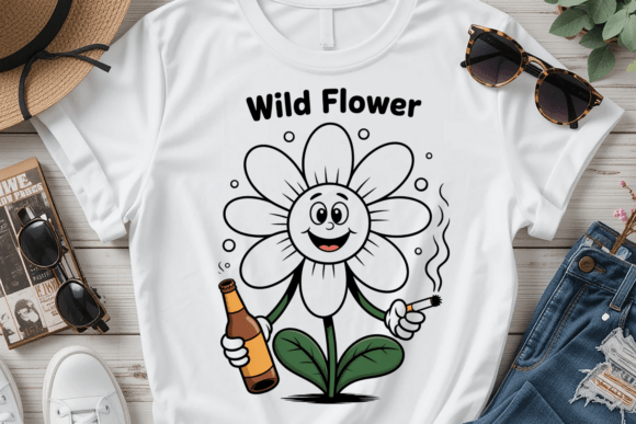 Download Wild Flower Illustration PNG - Flower Collection